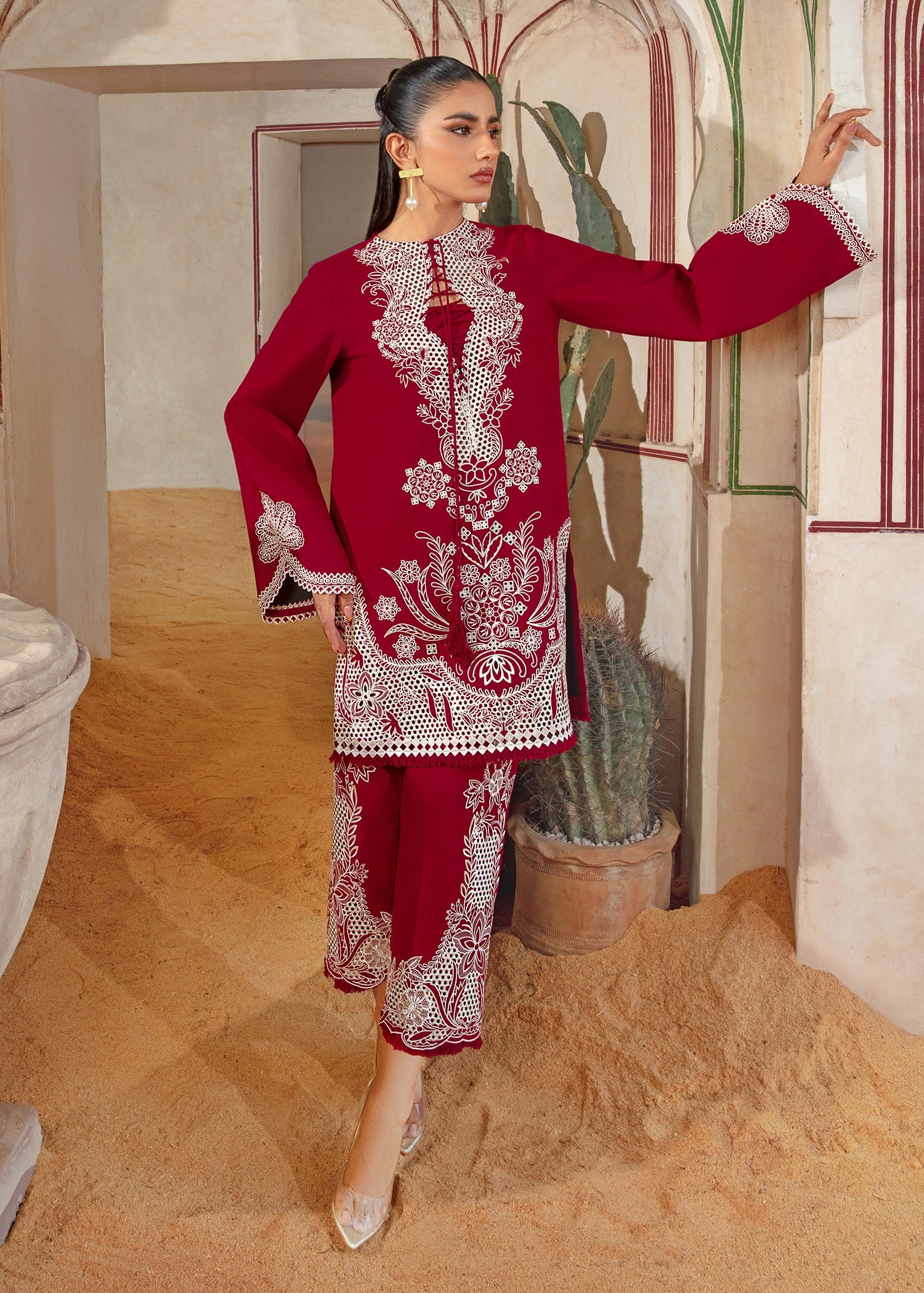 Crimson | Amal Winter Pret '23 | 3B - House of Faiza