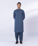Sapphire | Men's Outfits | Embroidered Cotton Suit 32 - House of Faiza
