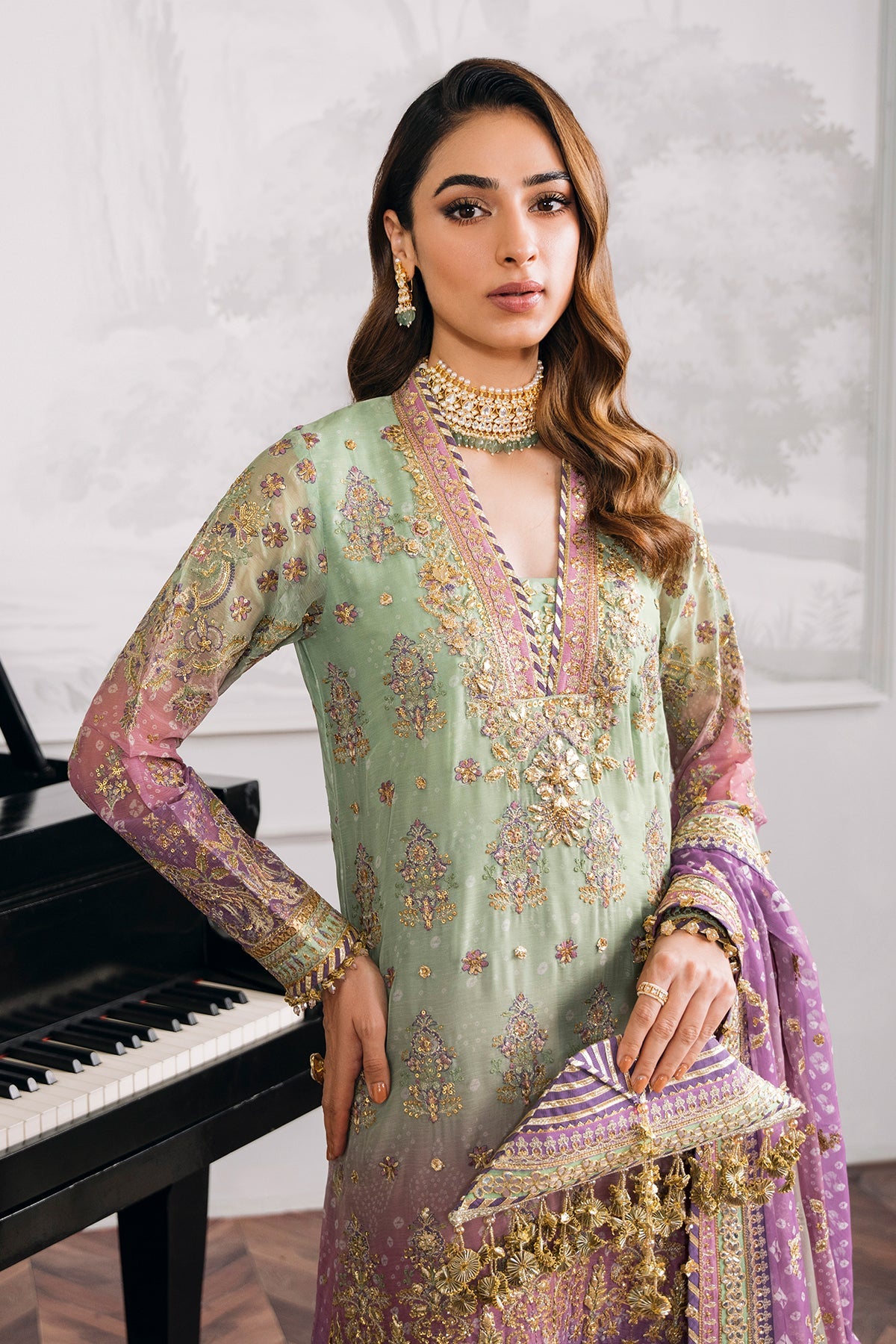 Baroque | Chantelle Embroidered 24 Vol 12 | CH12-08 - House of Faiza