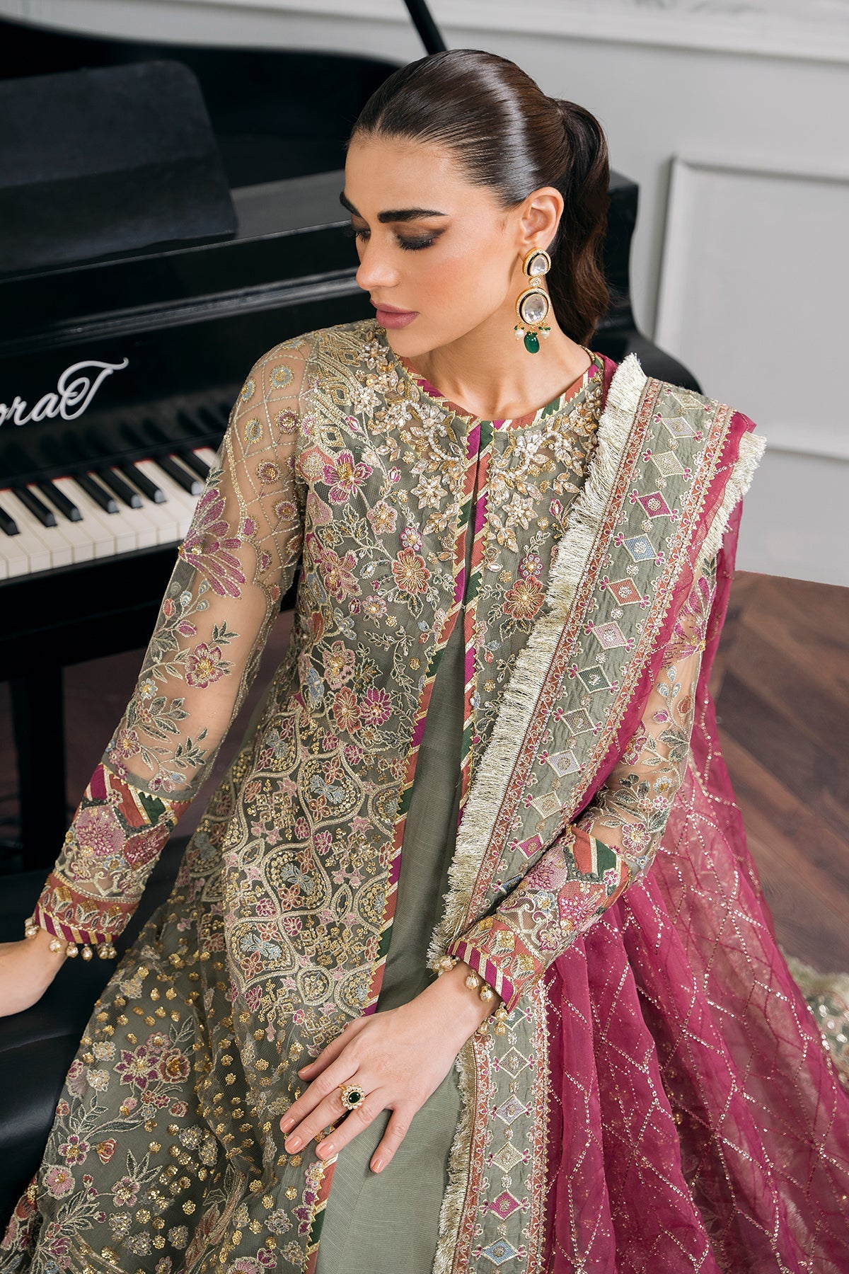 Baroque | Chantelle Embroidered 24 Vol 12 | CH12-02 - House of Faiza