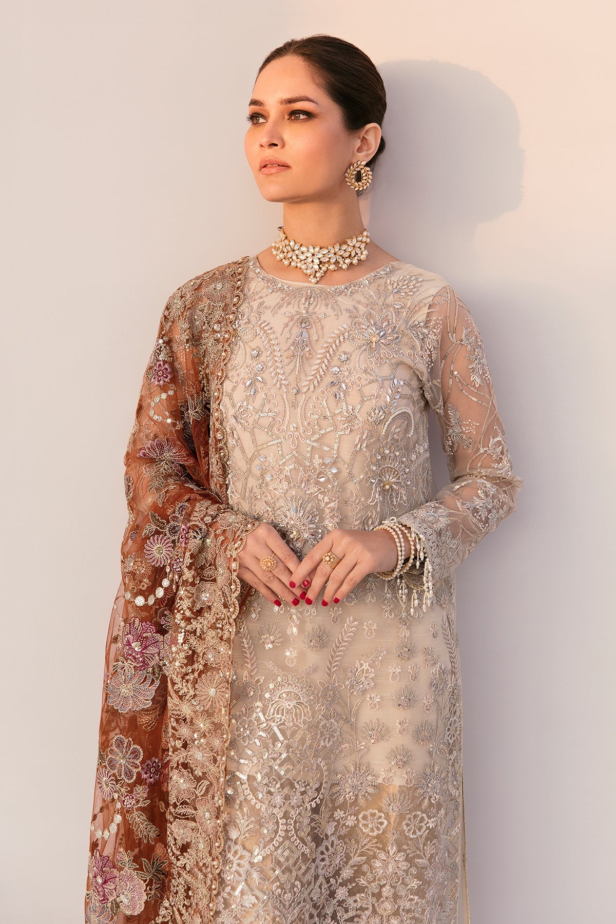 Baroque | Chantelle Embroidered 23 Vol 11 | CH11-D03 - House of Faiza