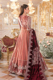 Maria.B. | Mbroidered Wedding Edition '23 | Salmon Pink BD-2701 - House of Faiza