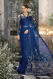 Maria.B. | Mbroidered Wedding Edition '23 | Cobalt Blue BD-2704 - House of Faiza