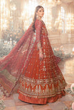 Maria.B. | Mbroidered Wedding Edition '23 | Maroon BD-2705 - House of Faiza
