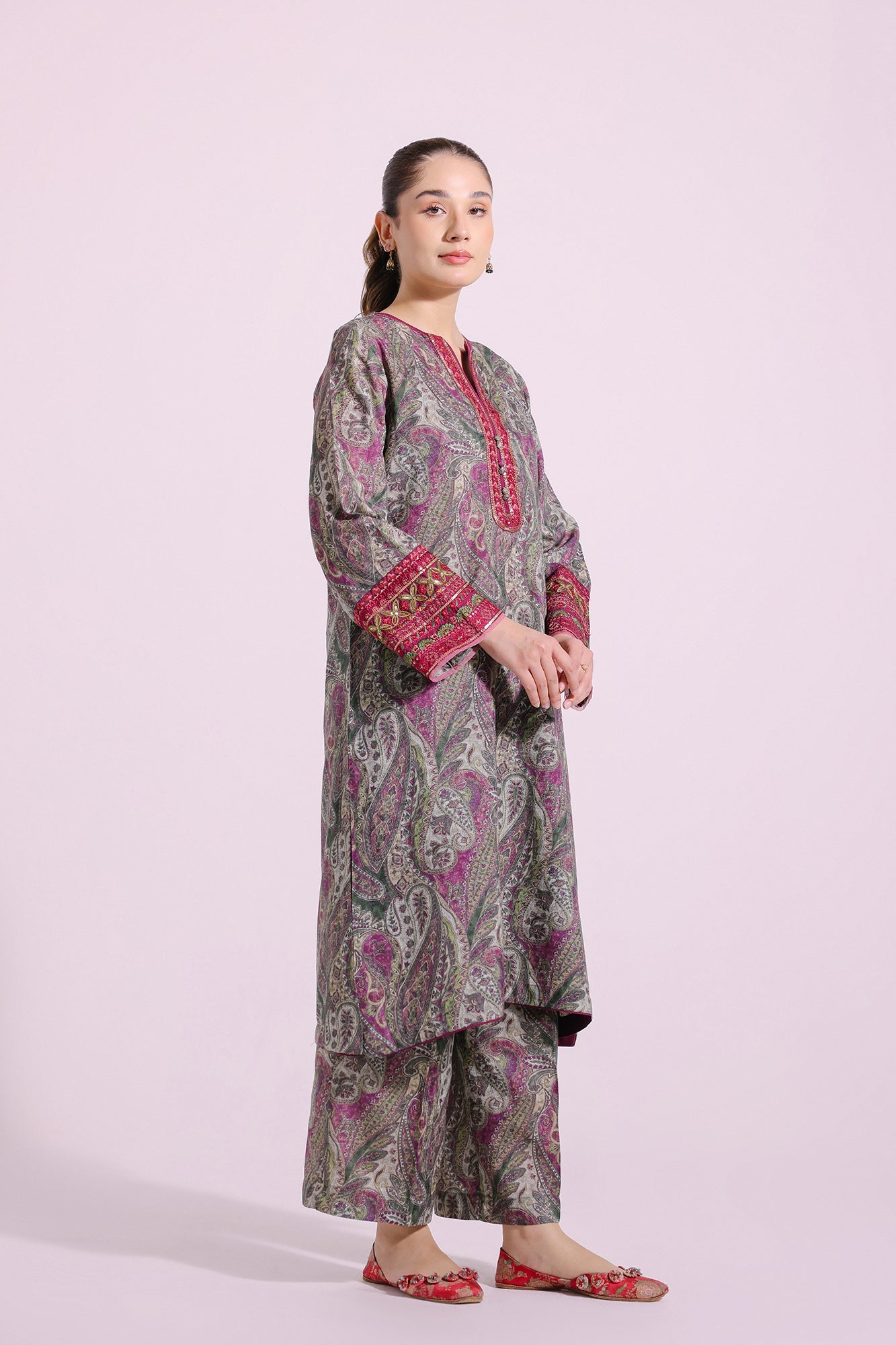 Ethnic | Pret SS '24 |  EMBROIDERED SUIT (E2093/103/704) - House of Faiza