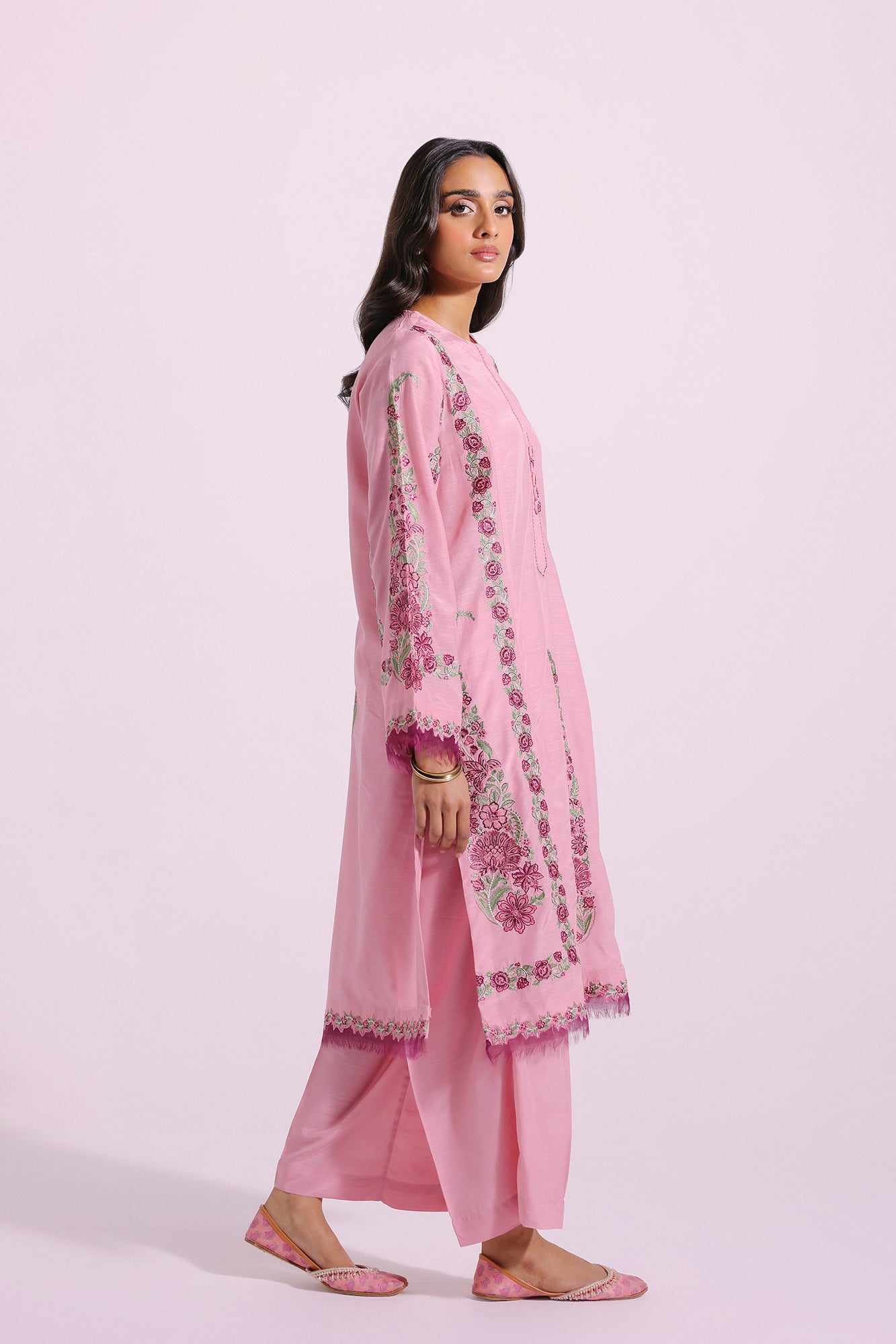 Ethnic | Pret SS '24 |  EMBROIDERED SUIT (E2099/103/315) - House of Faiza