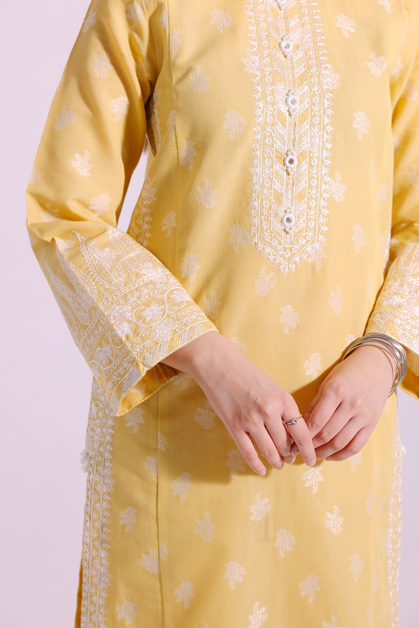 Ethnic | Pret SS '24 |  EMBROIDERED SUIT (E2137/103/107) - House of Faiza