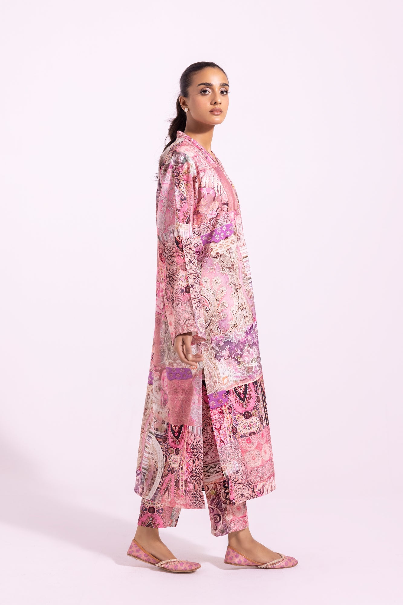Ethnic | Pret SS '24 |  PRINTED SUIT (E4093/102/422) - House of Faiza