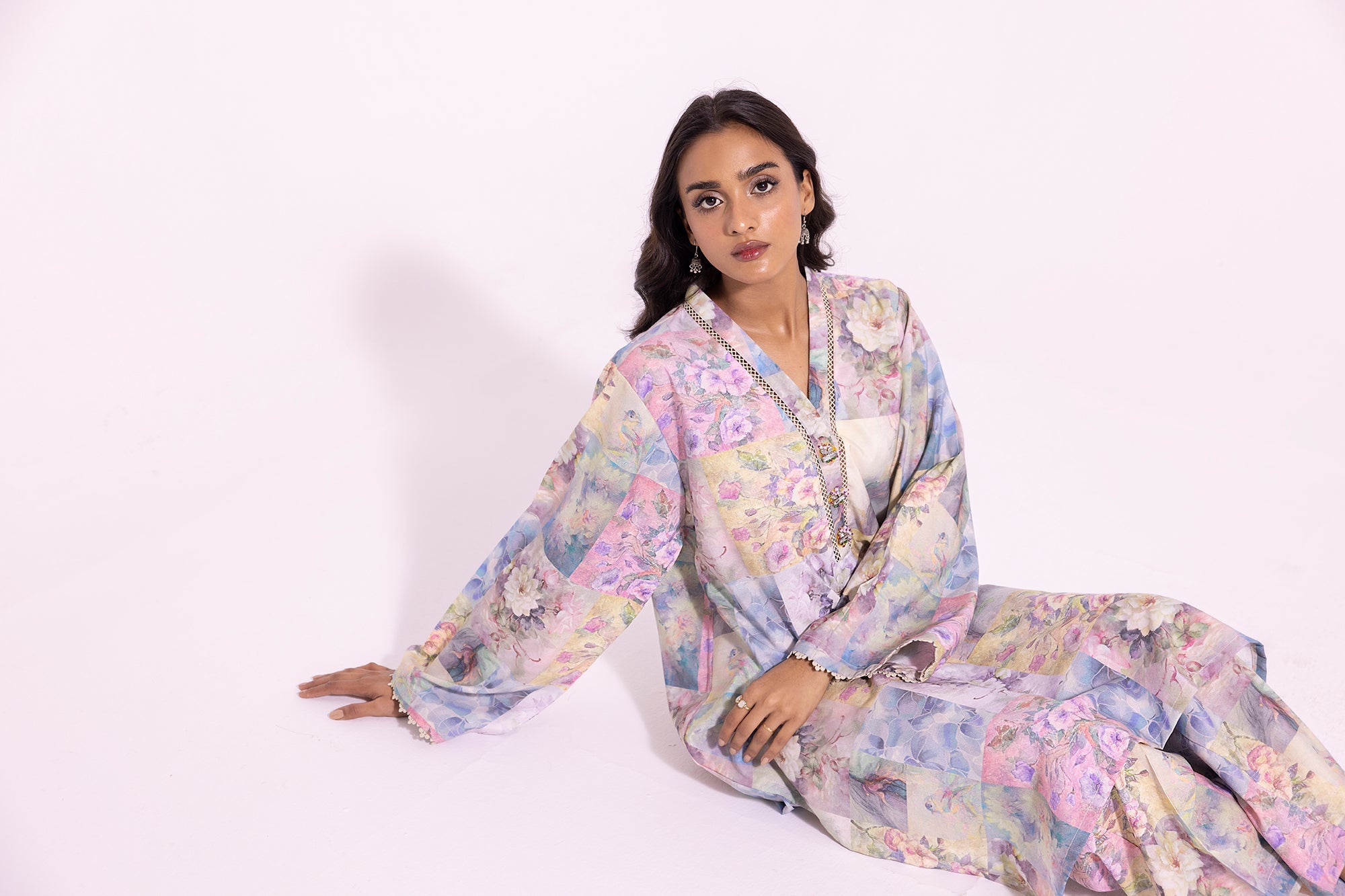 Ethnic | Pret SS '24 |  PRINTED SUIT (E4096/102/004) - House of Faiza