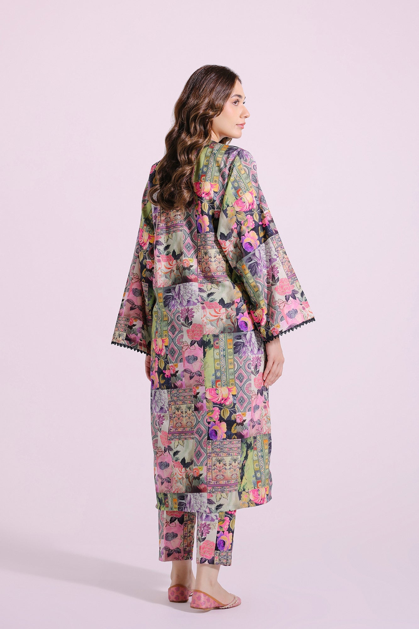 Ethnic | Pret SS '24 |  PRINTED SUIT (E4101/102/423) - House of Faiza