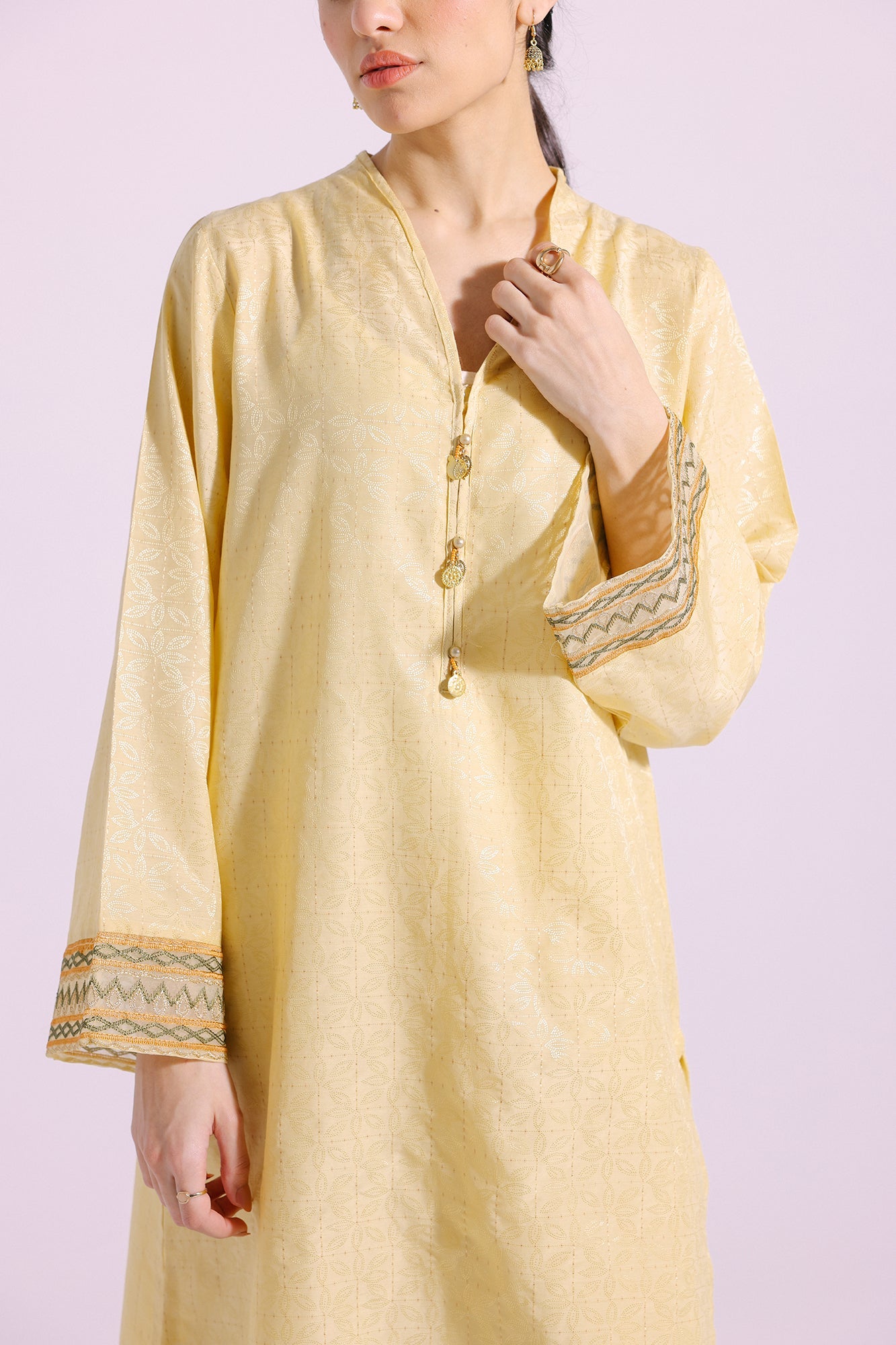 Ethnic | Pret SS '24 |  EMBROIDERED SUIT (E4133/102/106) - House of Faiza