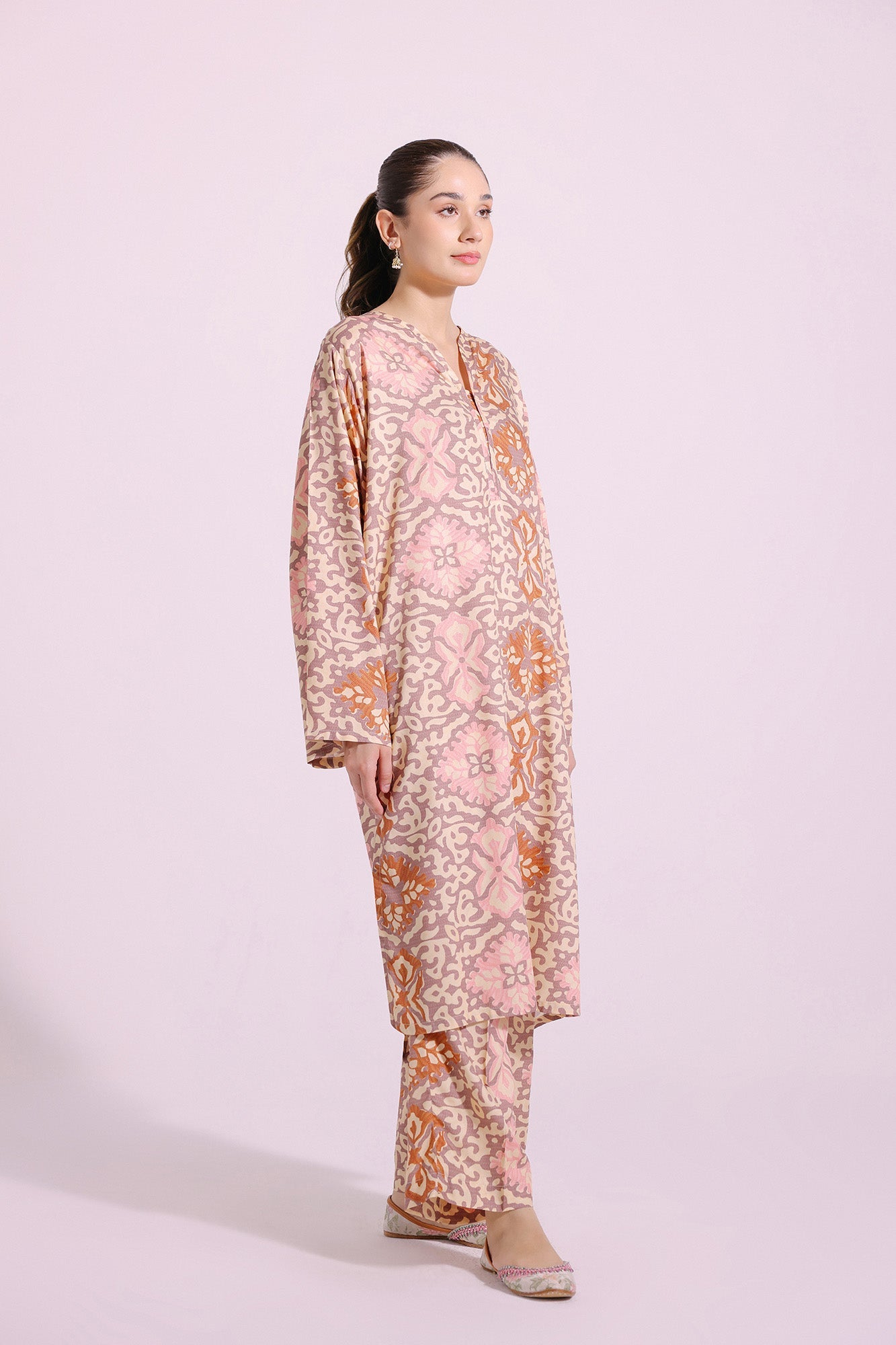 Ethnic | Pret SS '24 |  PRINTED SUIT (E4215/102/815) - House of Faiza