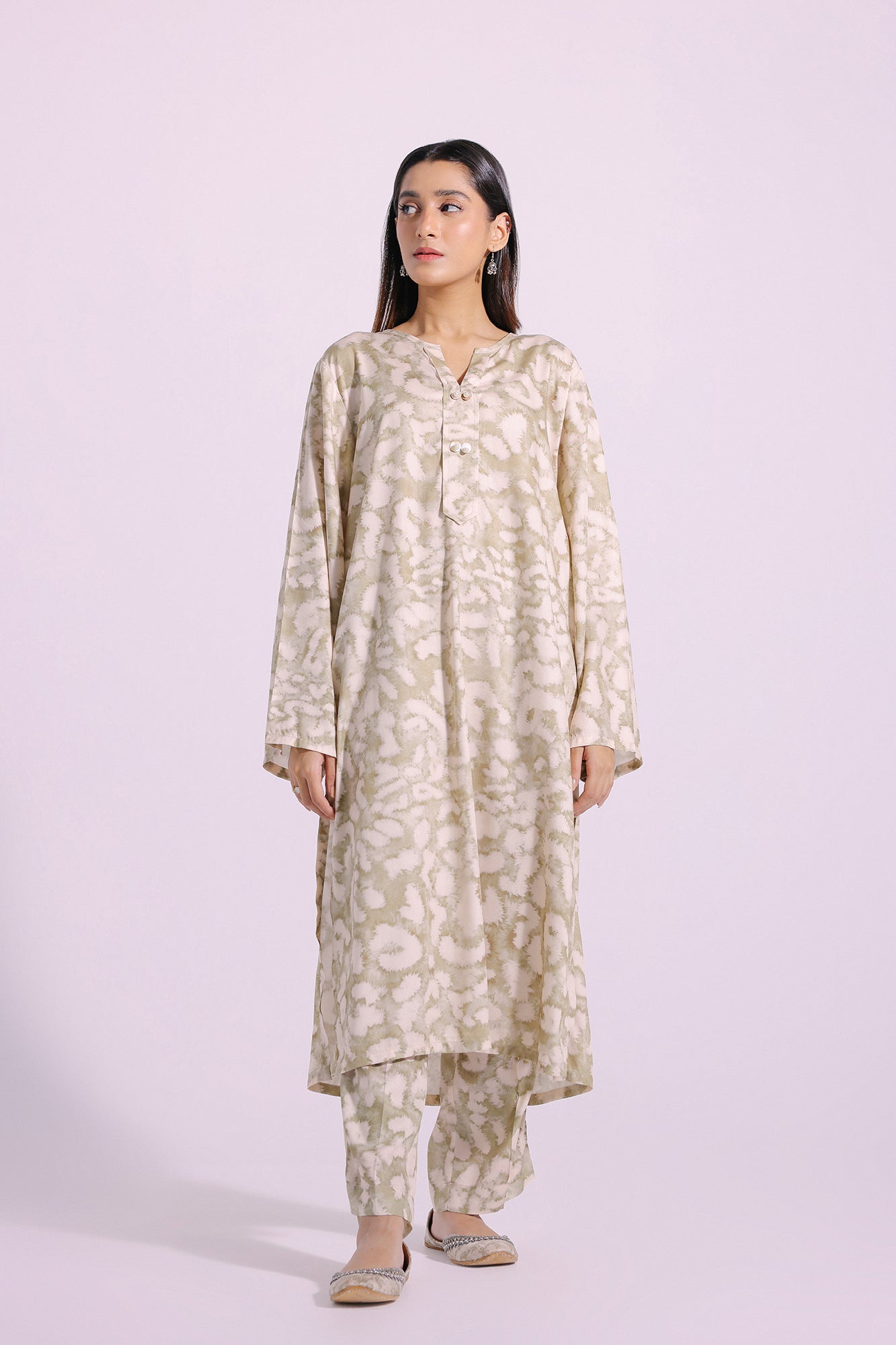 Ethnic | Pret SS '24 |  PRINTED SUIT (E4216/102/004) - House of Faiza