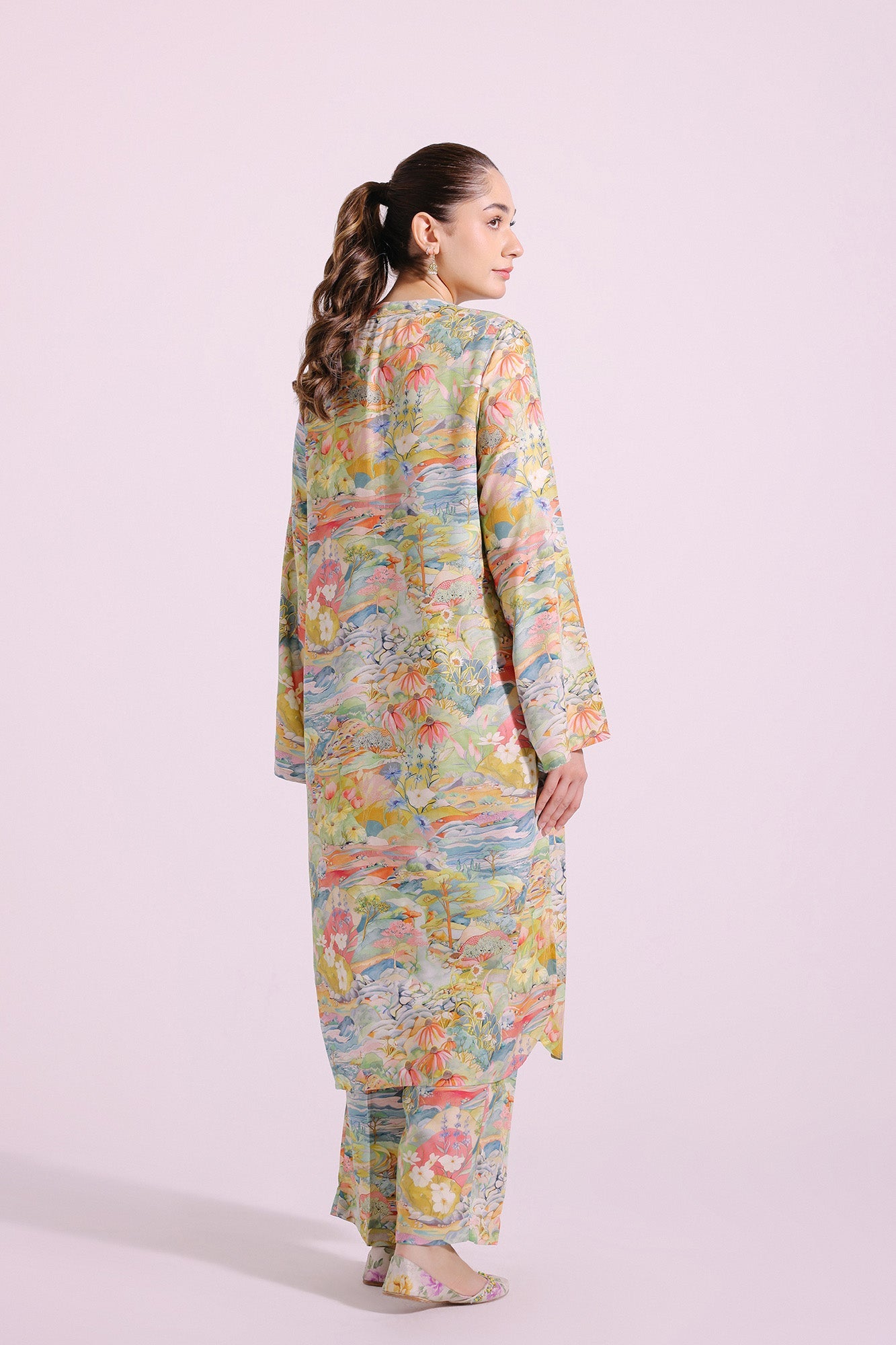 Ethnic | Pret SS '24 |  PRINTED SUIT (E4221/102/708) - House of Faiza