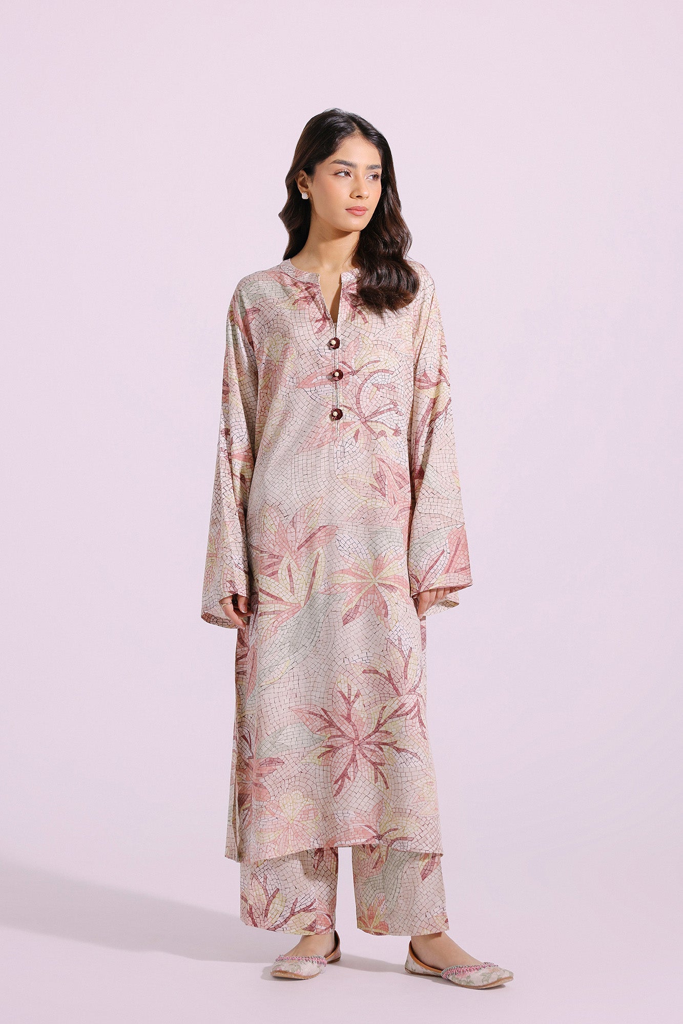 Ethnic | Pret SS '24 |  PRINTED SUIT (E4237/102/004) - House of Faiza