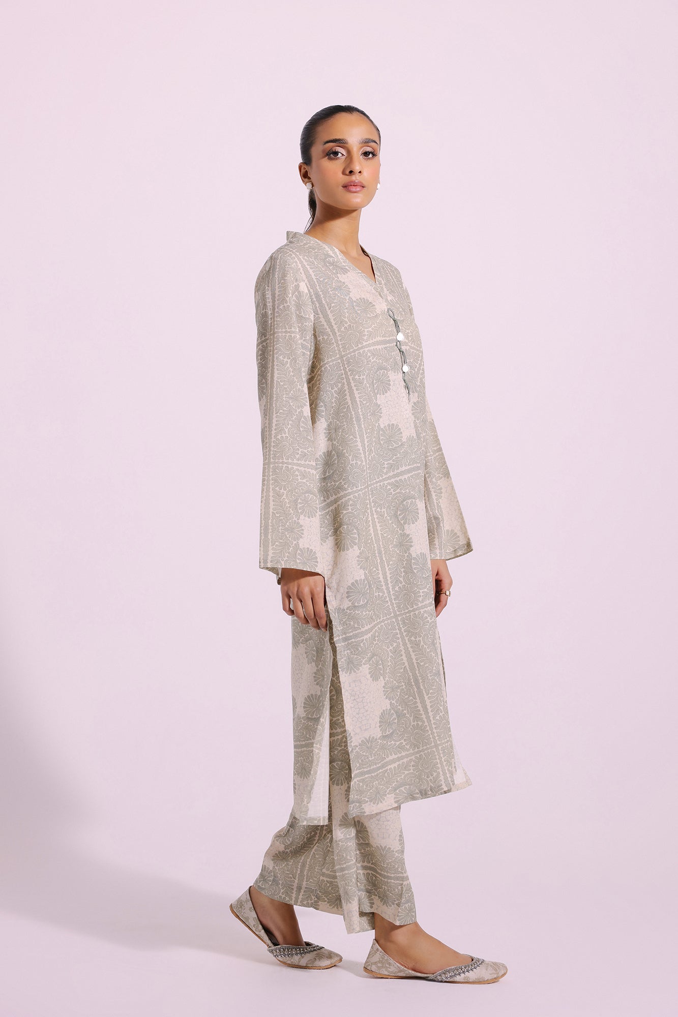 Ethnic | Pret SS '24 |  PRINTED SUIT (E4276/102/003) - House of Faiza