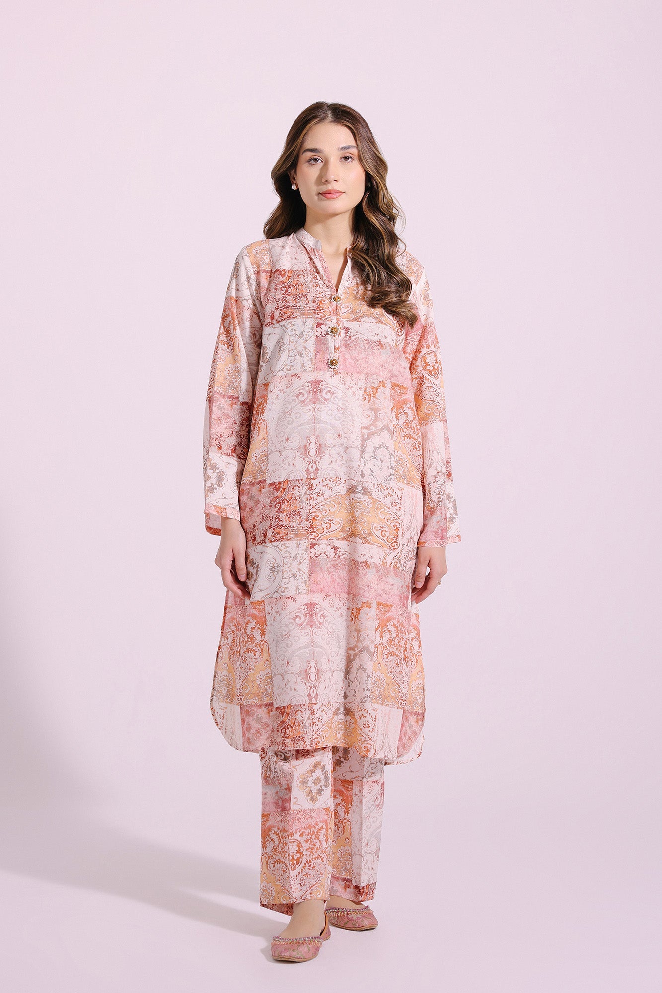 Ethnic | Pret SS '24 |  PRINTED SUIT (E4277/102/002) - House of Faiza