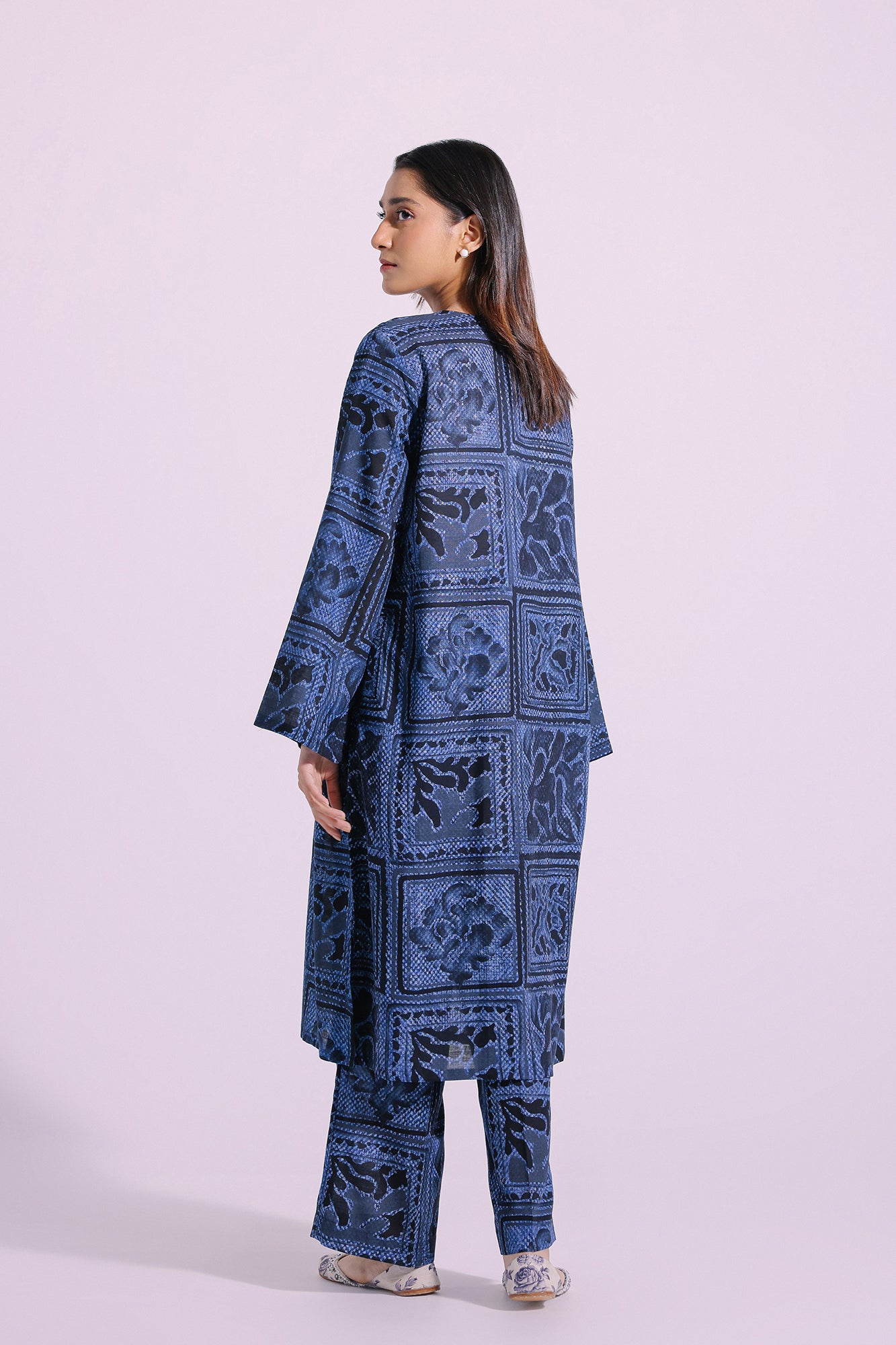 Ethnic | Pret SS '24 |  PRINTED SUIT (E4279/102/623) - House of Faiza