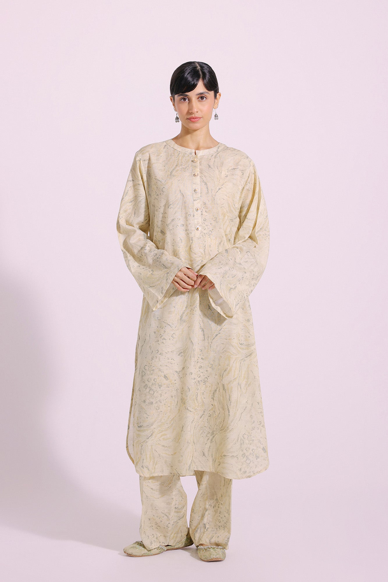 Ethnic | Pret SS '24 |  PRINTED SUIT (E4281/102/005) - House of Faiza