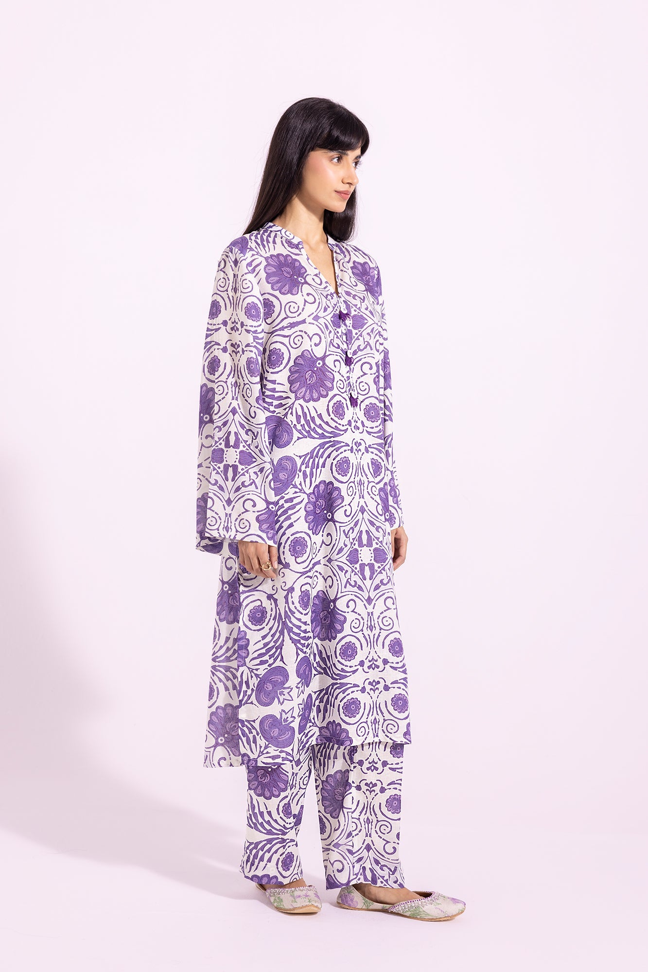 Ethnic | Pret SS '24 |  PRINTED SUIT (E4284/102/506) - House of Faiza