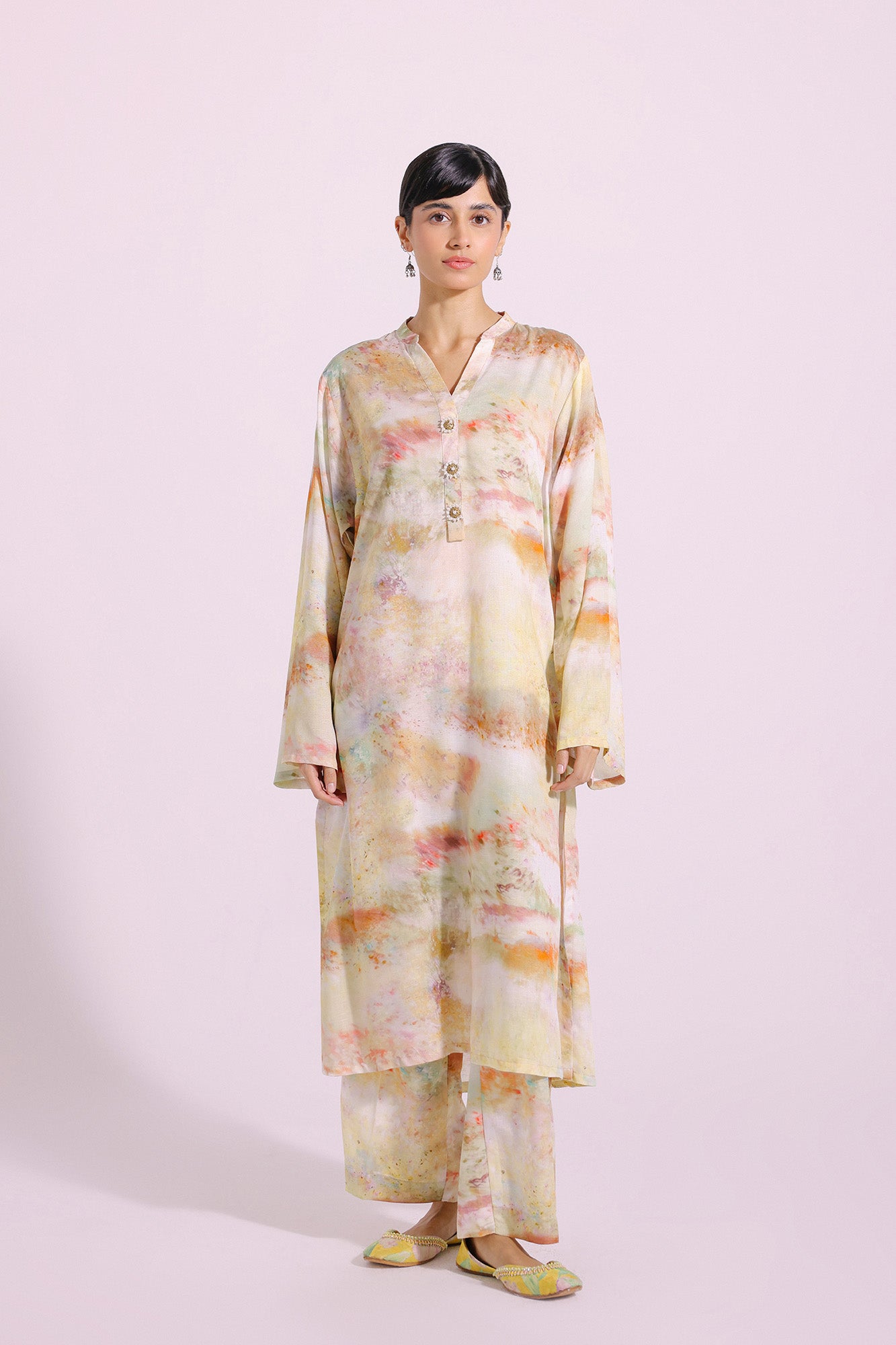 Ethnic | Pret SS '24 |  PRINTED SUIT (E4288/102/110) - House of Faiza