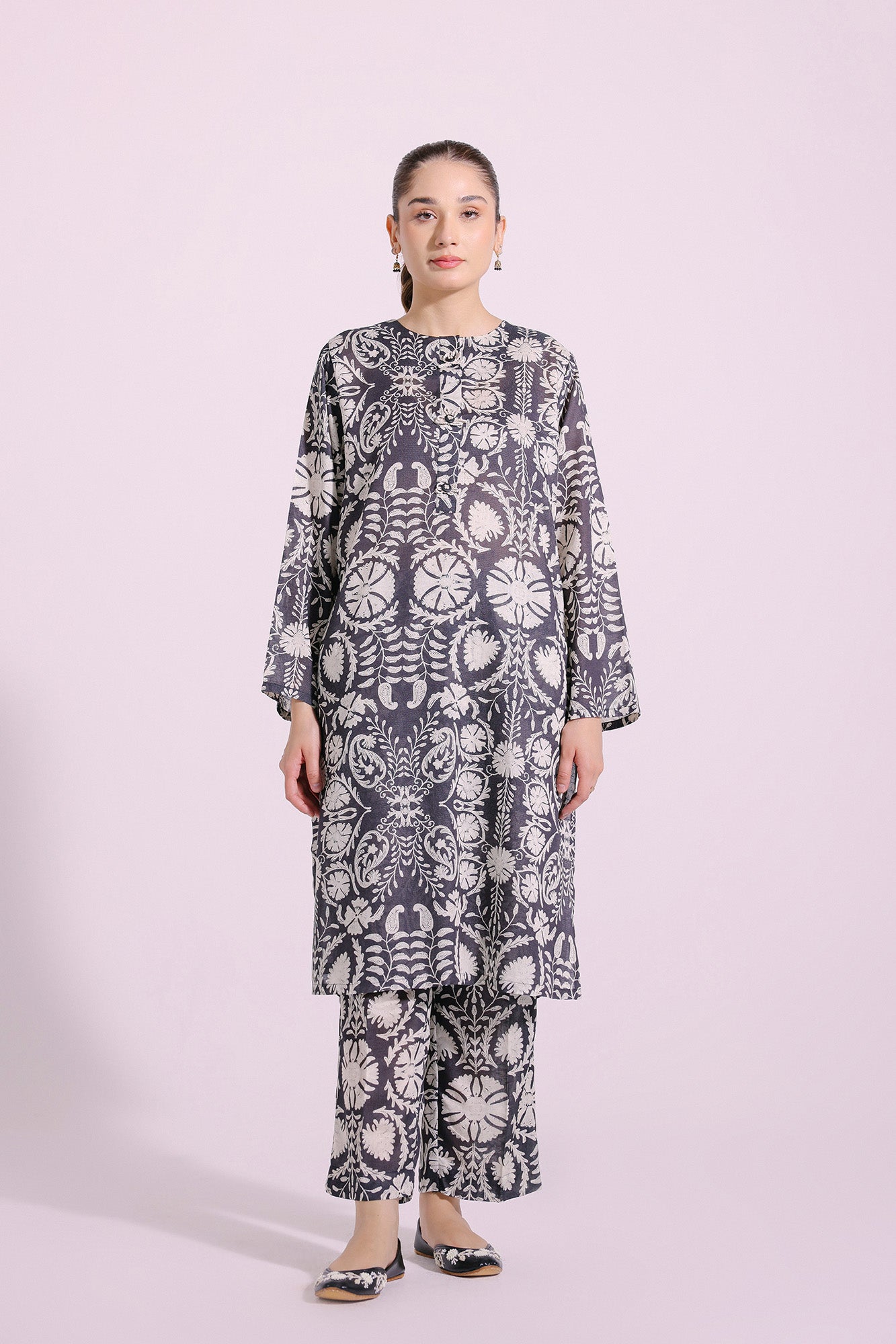Ethnic | Pret SS '24 |  PRINTED SUIT (E4290/102/901) - House of Faiza