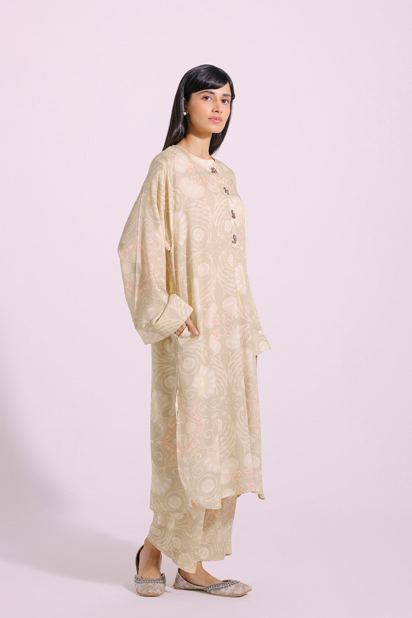 Ethnic | Pret SS '24 |  PRINTED SUIT (E4294/102/112) - House of Faiza