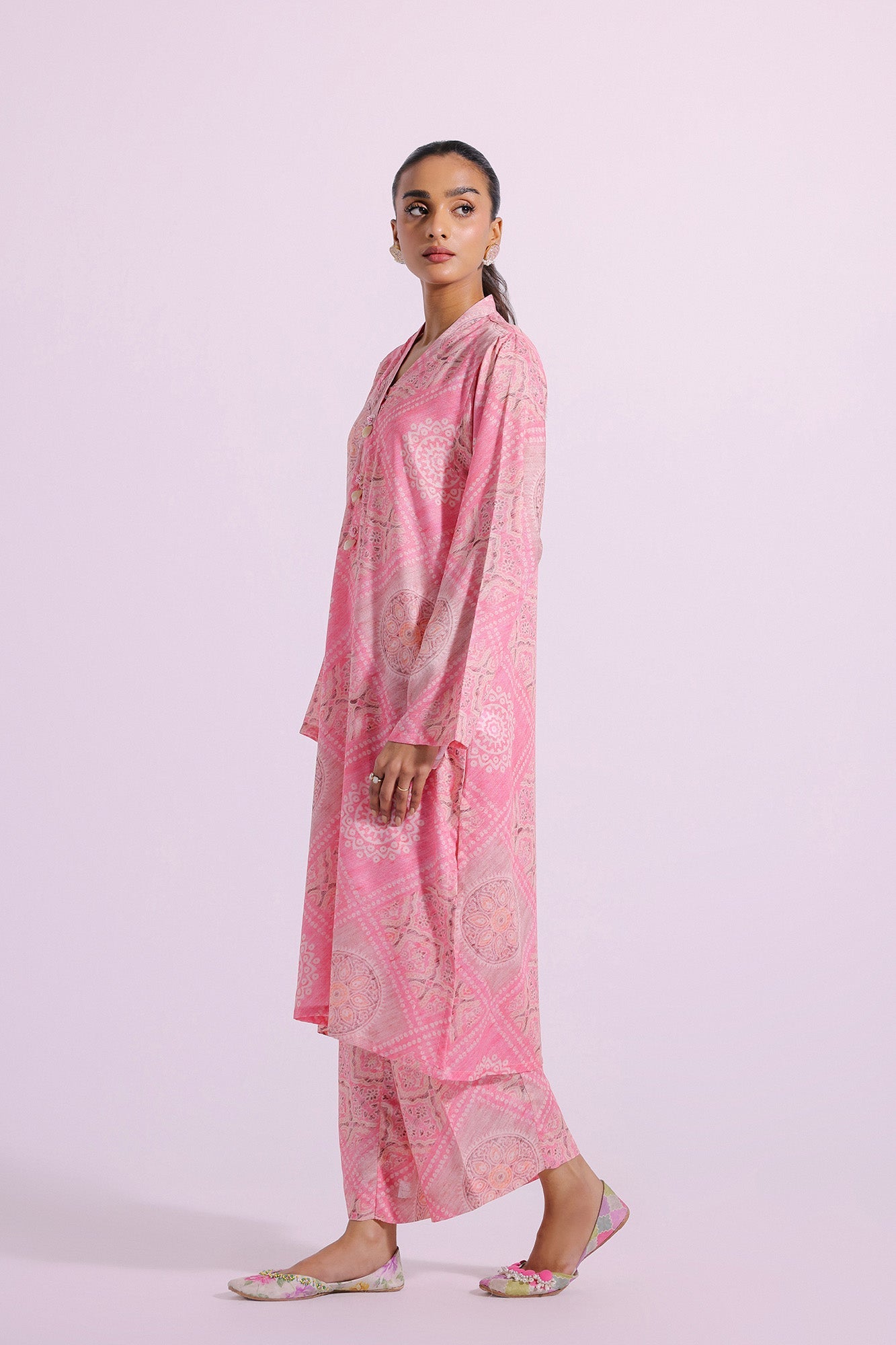 Ethnic | Pret SS '24 |  PRINTED SUIT (E4295/102/423) - House of Faiza