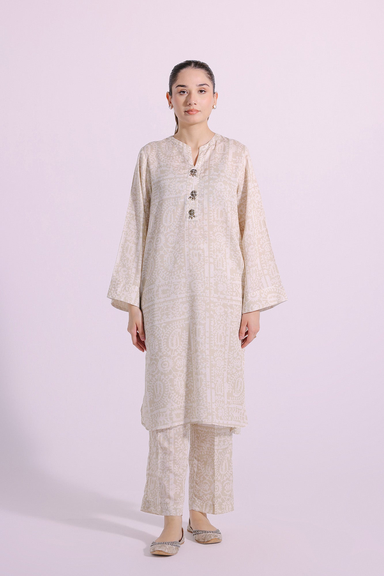 Ethnic | Pret SS '24 |  PRINTED SUIT (E4297/102/113) - House of Faiza