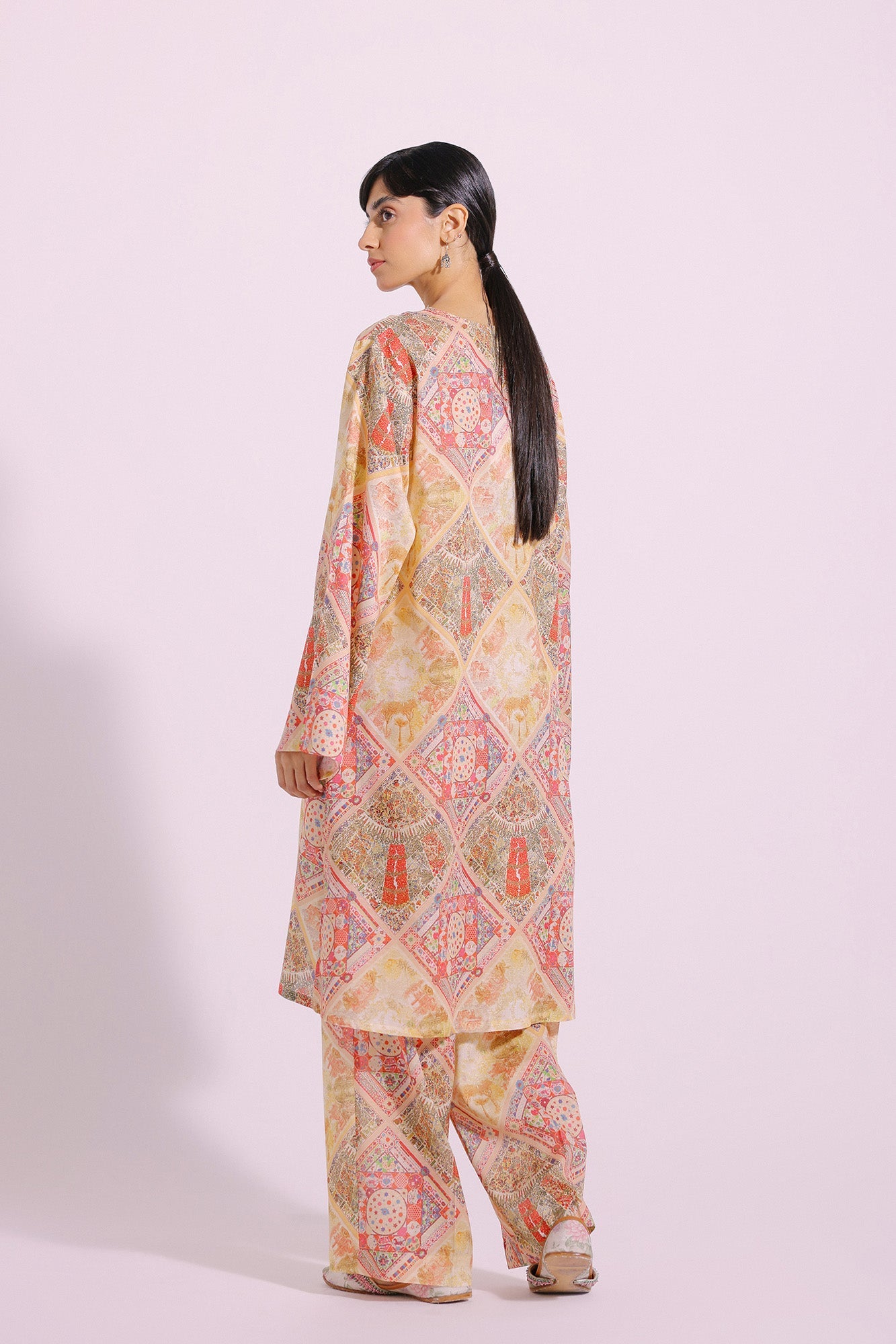 Ethnic | Pret SS '24 |  PRINTED SUIT (E4299/102/324) - House of Faiza