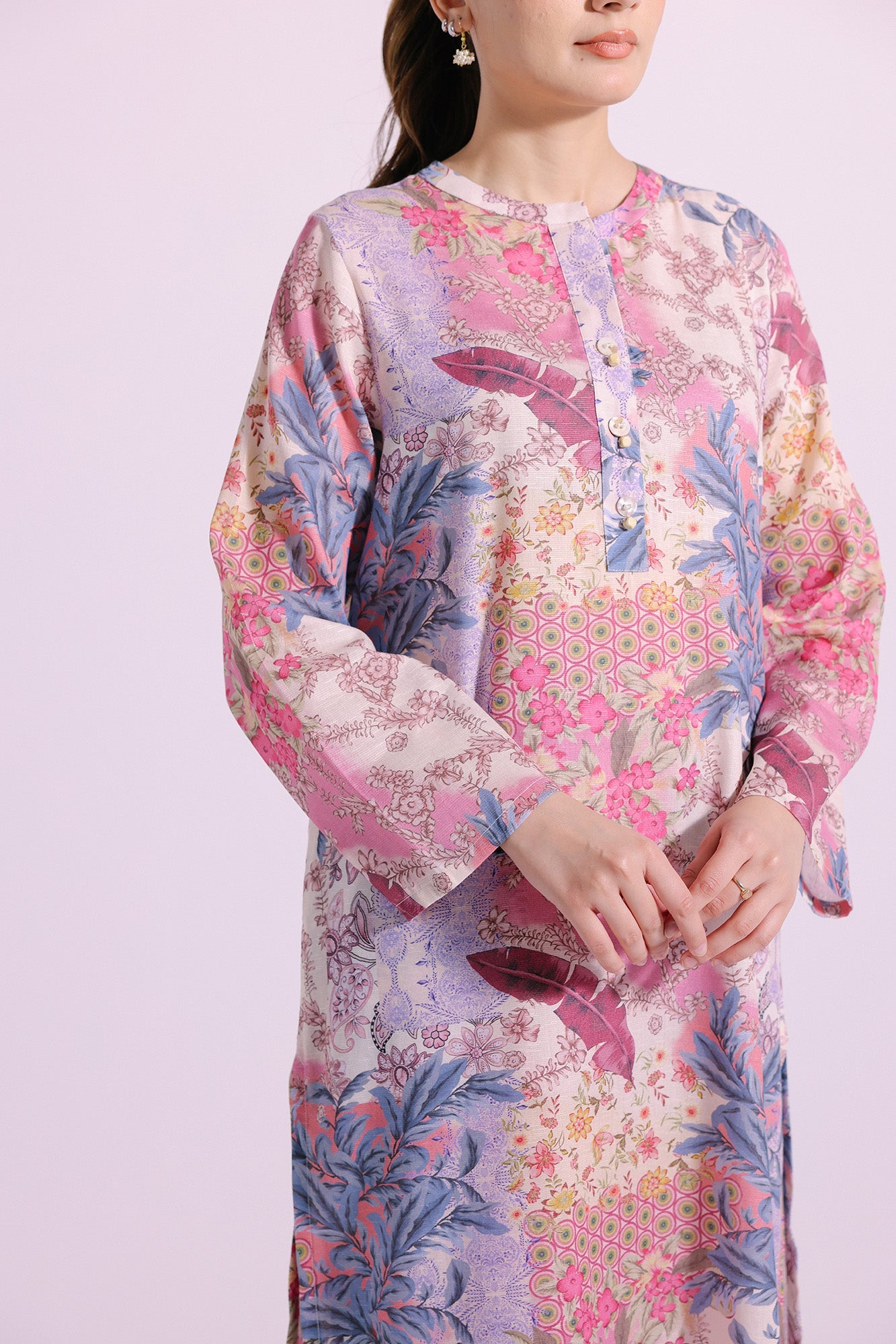 Ethnic | Pret SS '24 |  PRINTED SUIT (E4301/102/004) - House of Faiza