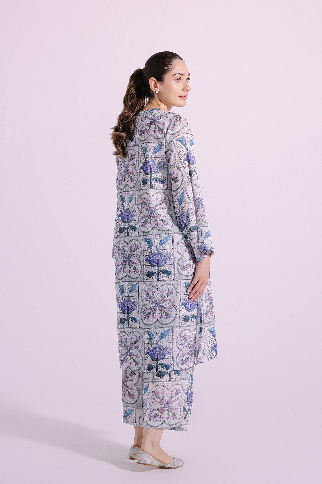 Ethnic | Pret SS '24 |  PRINTED SUIT (E4302/102/003) - House of Faiza