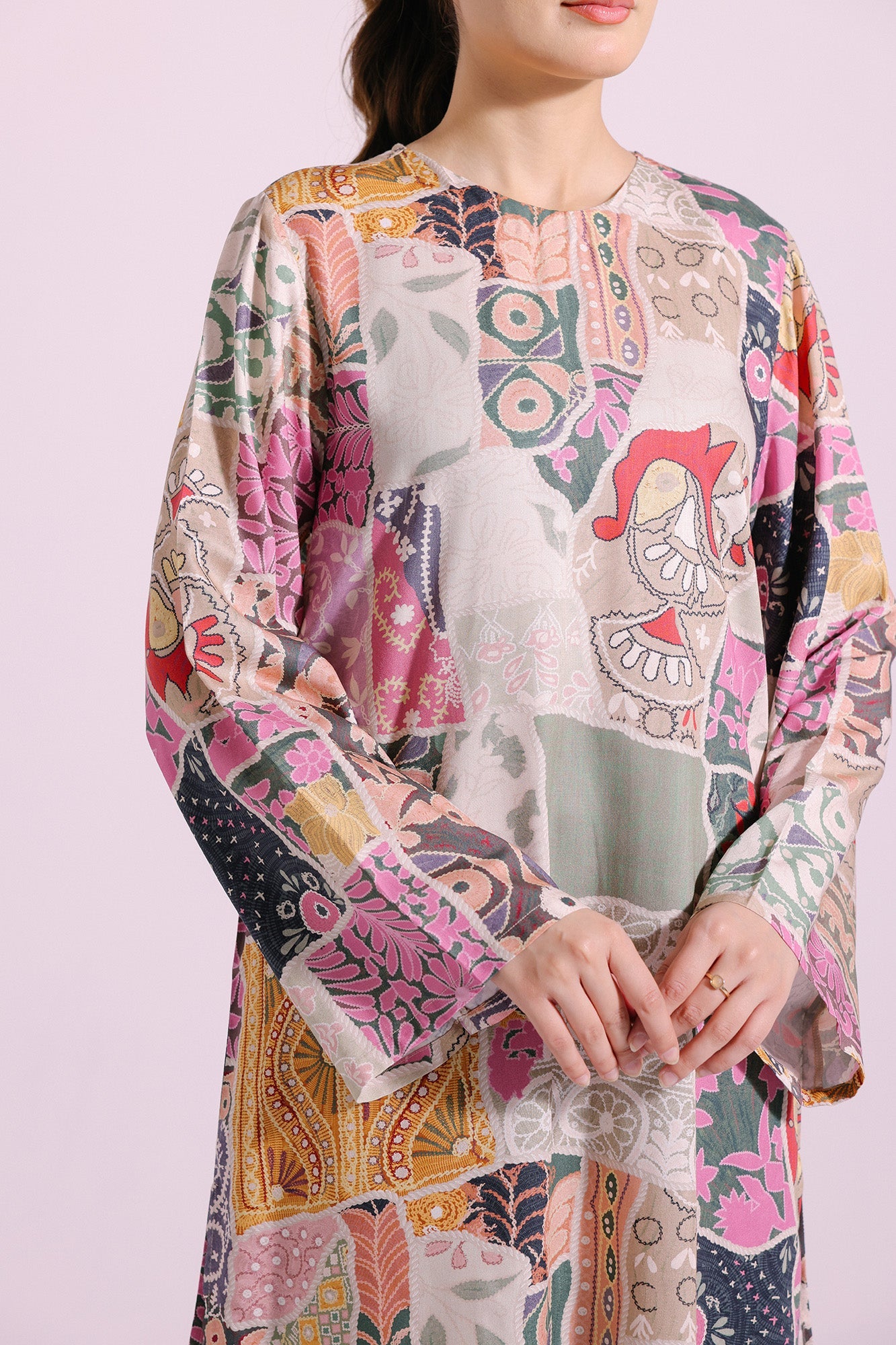 Ethnic | Pret SS '24 |  PRINTED SUIT (E4307/102/809) - House of Faiza