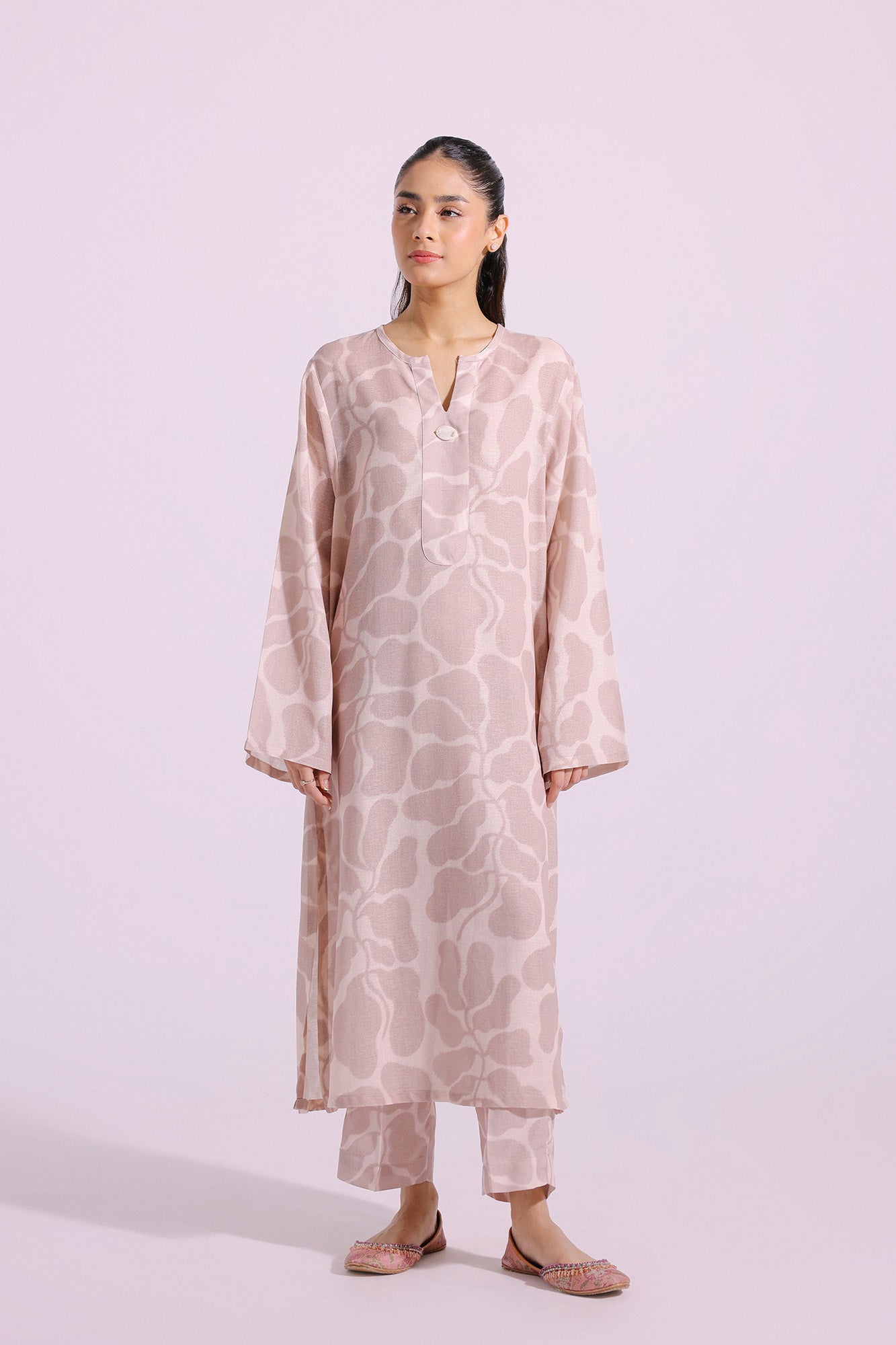 Ethnic | Pret SS '24 |  PRINTED SUIT (E4313/102/112) - House of Faiza
