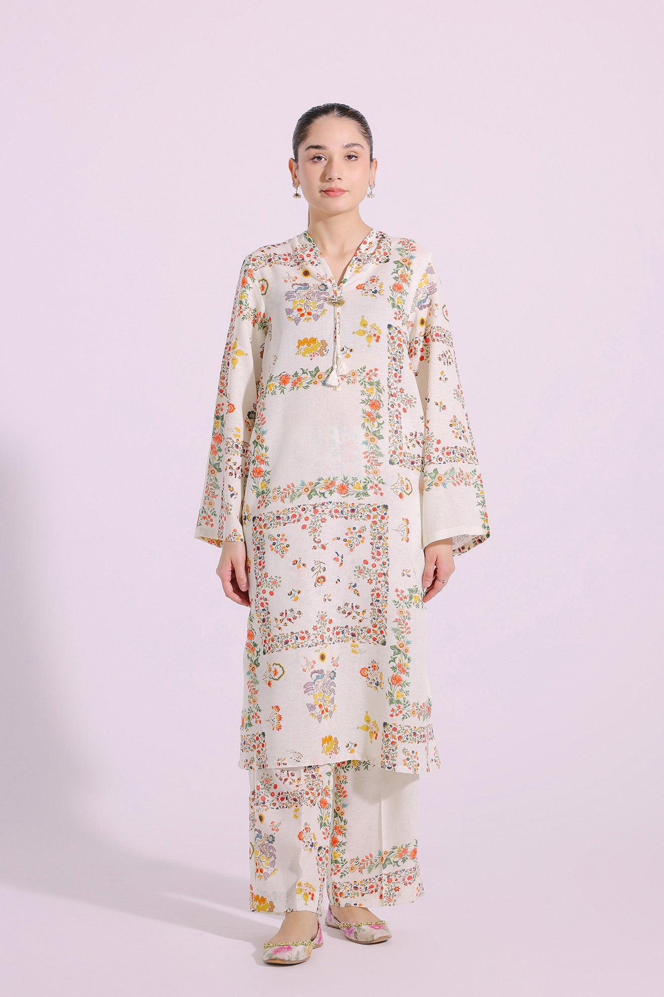 Ethnic | Pret SS '24 |  PRINTED SUIT (E4326/102/003) - House of Faiza