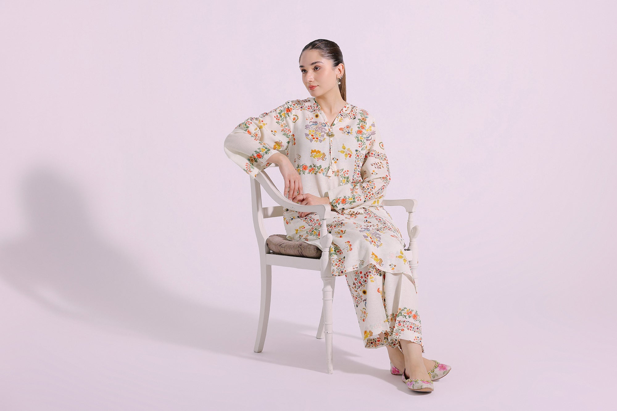 Ethnic | Pret SS '24 |  PRINTED SUIT (E4326/102/003) - House of Faiza