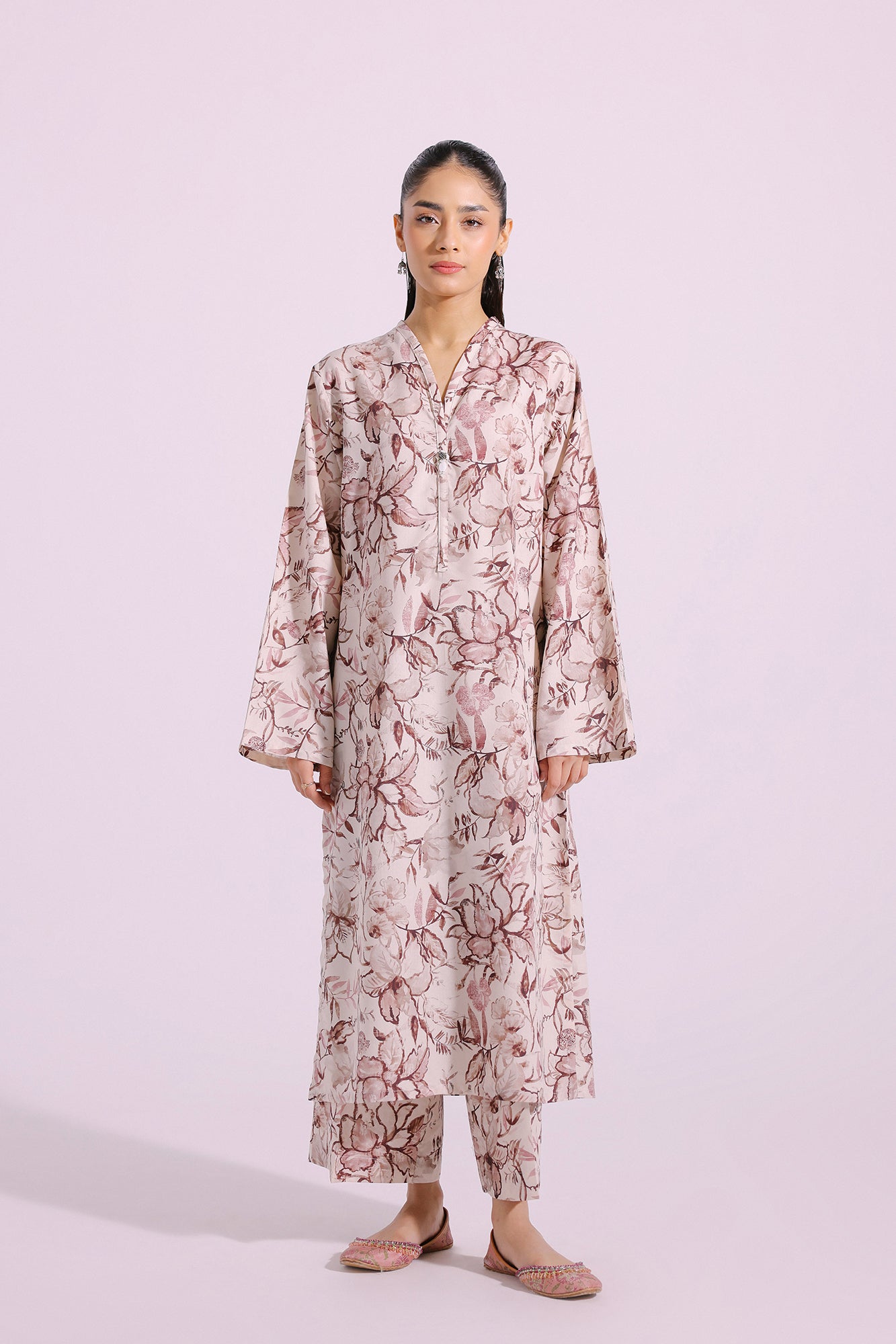 Ethnic | Pret SS '24 |  PRINTED SUIT (E4330/102/003) - House of Faiza