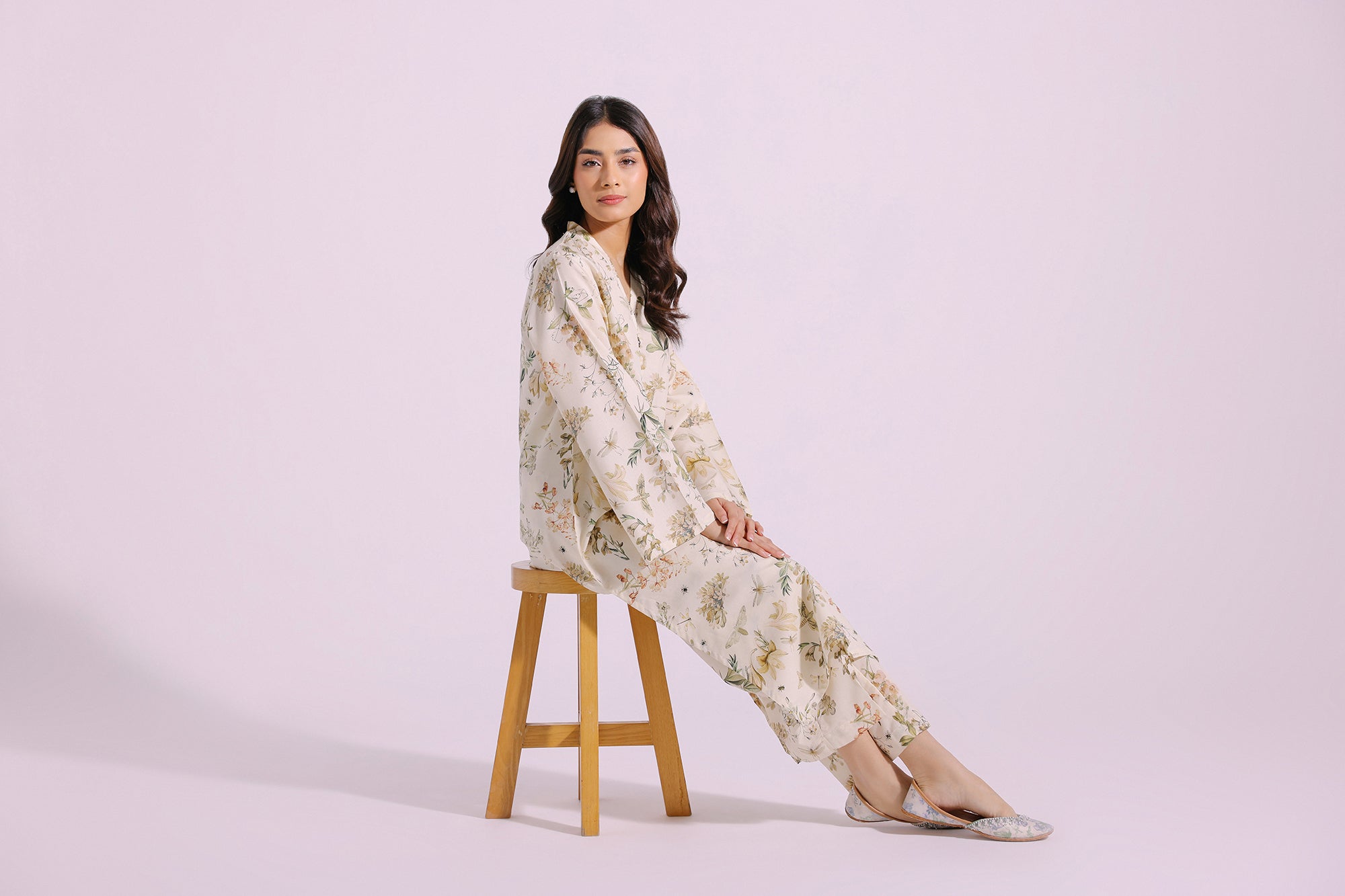 Ethnic | Pret SS '24 |  PRINTED SUIT (E4332/102/003) - House of Faiza