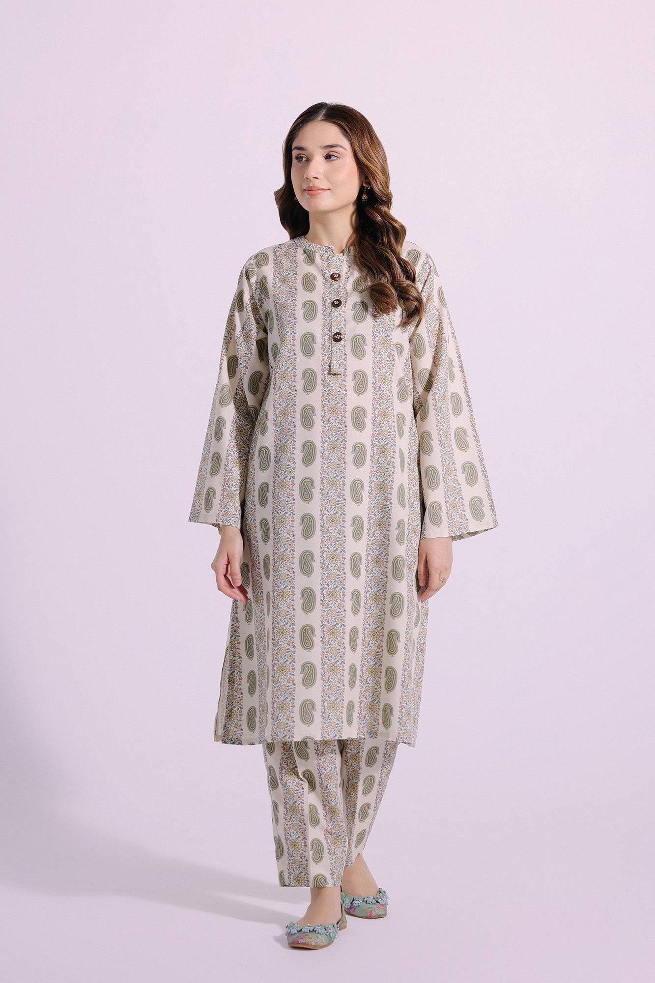 Ethnic | Pret SS '24 |  PRINTED SUIT (E4333/102/004) - House of Faiza