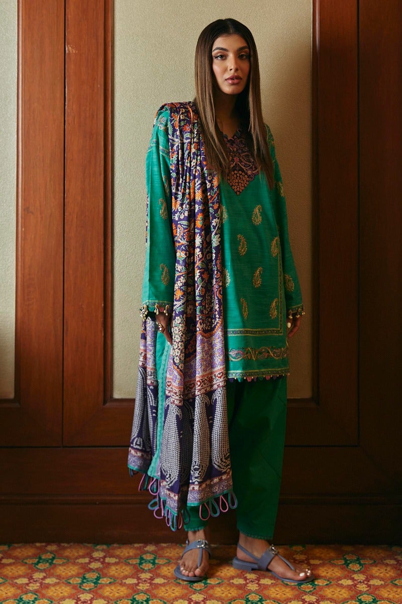 Sana Safinaz | Muzlin Winter '23 | M233-012B-CP - House of Faiza