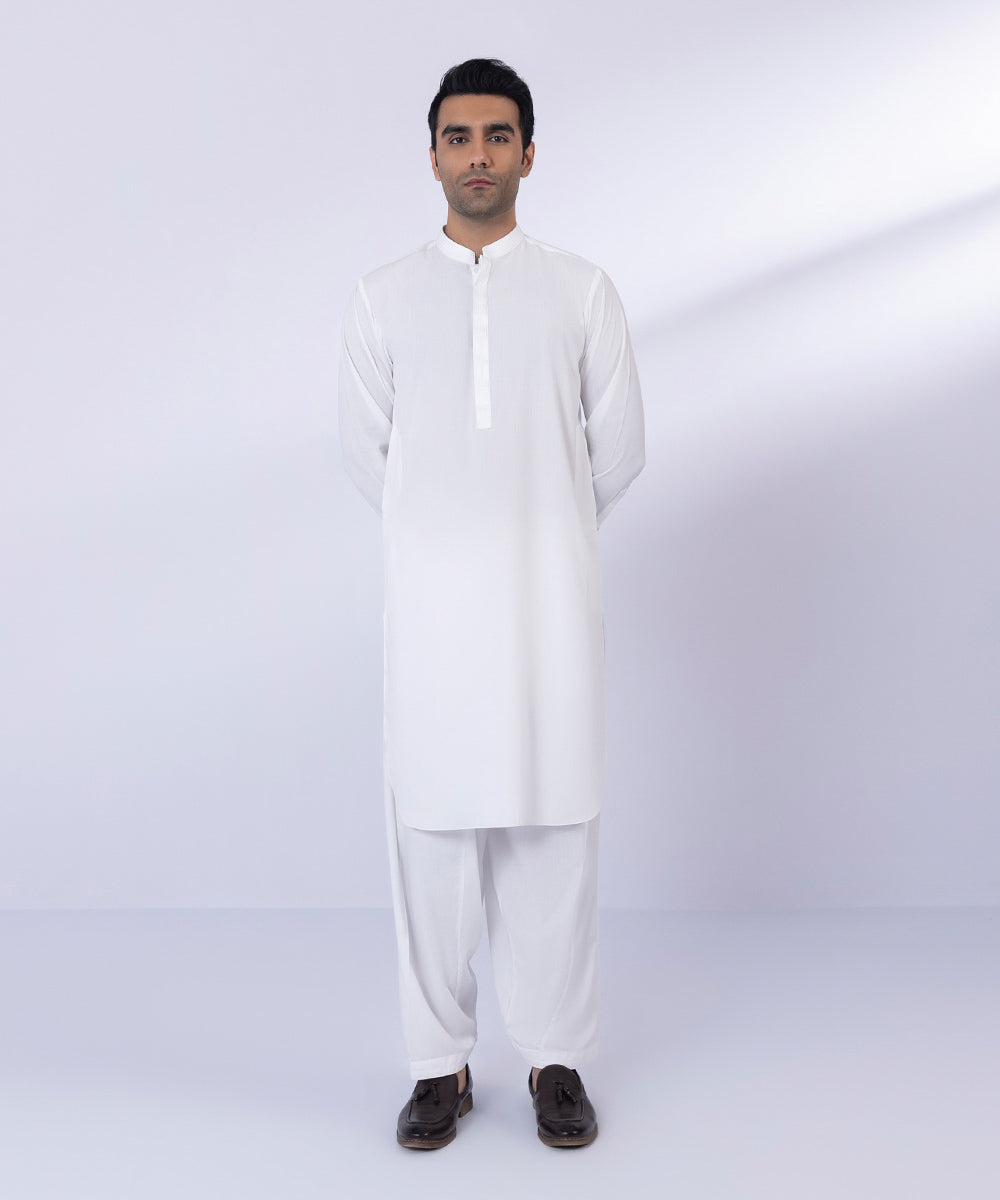 Sapphire | Men's Outfits | Embroidered Wash & Wear Suit 214 - House of Faiza
