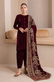 Baroque | Embroidered Velvet Shawls | VS-44 - House of Faiza