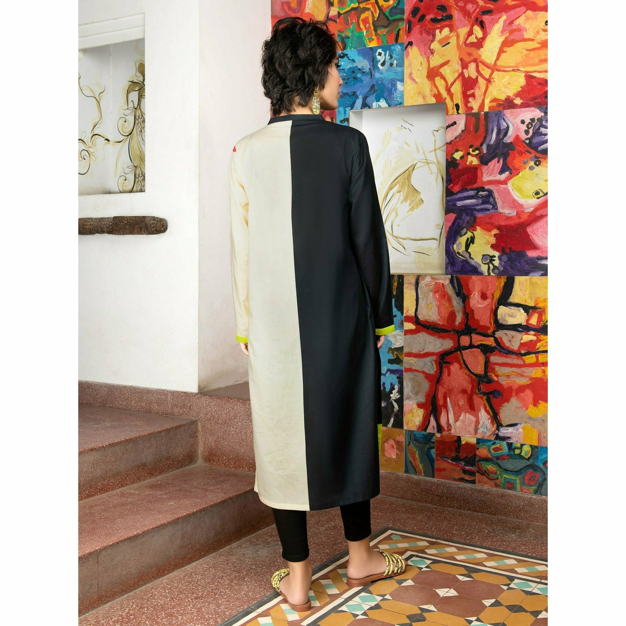 Limelight | Printed Cambric | 2Pc | U1898SH-SSH-BNW - House of Faiza