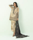 Sapphire | Fall Winter '23 | 3 Piece - Embroidered Khaddar Suit - House of Faiza